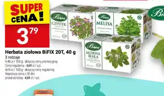 Twój Market Herbata ziołowa Bifix 20T oferta