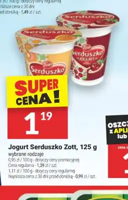 Twój Market Jogurt Serduszkо Zott oferta