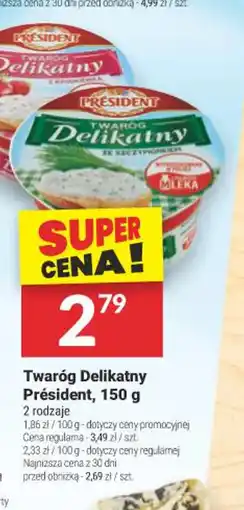 Twój Market Twaróg Delikatny Président oferta