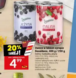 Twój Market Owoce w lekkim syropie Devaldano oferta