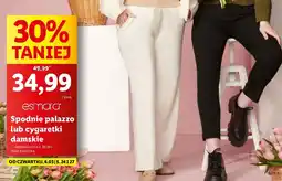 Lidl Spodnie damskie cygaretki Esmara oferta