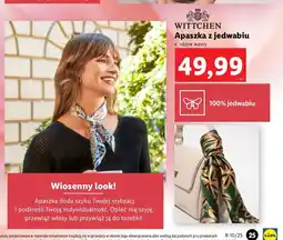 Lidl Apaszka z jedwabiu Wittchen oferta