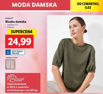 Lidl Bluzka damska s-l Esmara oferta