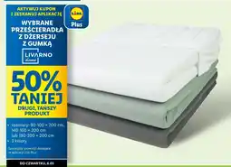 Lidl Prześcieradło jersey z gumką 180-200 x 200 cm Livarno Home oferta