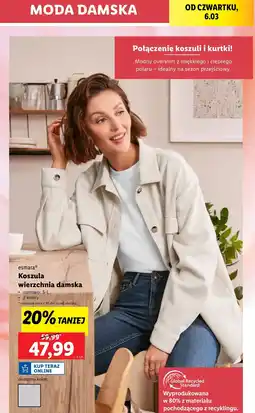 Lidl Koszula wierzchnia damska s-l Esmara oferta