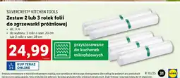 Lidl Rolki folii do pakowarki próżniowej Silvercrest oferta