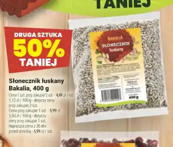 Twój Market Słonecznik łuskany Bakalia oferta