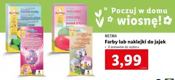 Lidl Naklejki do jajek Metma oferta