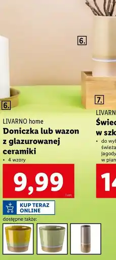 Lidl Wazon z glazurowanej ceramiki Livarno Home oferta