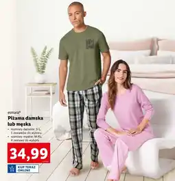 Lidl Piżama męska m-xxl Esmara oferta