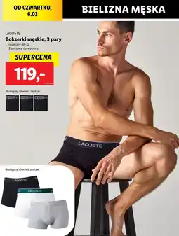 Lidl Bokserki m-xl Lacoste oferta