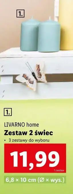 Lidl Świeczki Livarno Home oferta