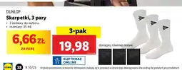 Lidl Skarpetki męskie Dunlop oferta