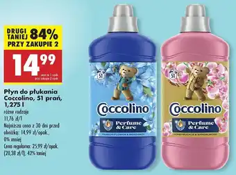 Biedronka Płyn do płukania Coccolino oferta