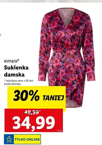 Lidl Sukienka damska Esmara oferta