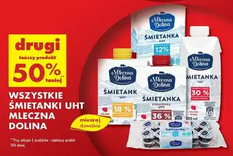 Biedronka Śmietanka do kawy Mleczna Dolina oferta