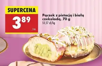 Biedronka Pączek z pistacją i białą czekoladą oferta