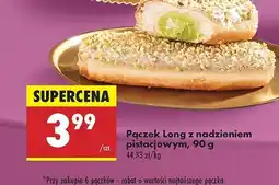 Biedronka Pączek long z nadzieniem pistacjowym oferta