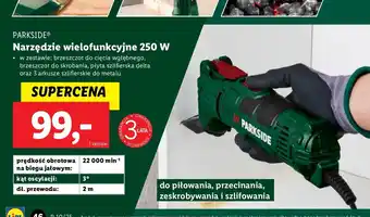 Lidl Narzędzie wielofukncyjne pmfw 250 a1 Parkside oferta