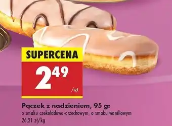 Biedronka Pączek long z nadzieniem waniliowm oferta