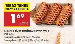 Biedronka Ciastko duet z truskawkami oferta