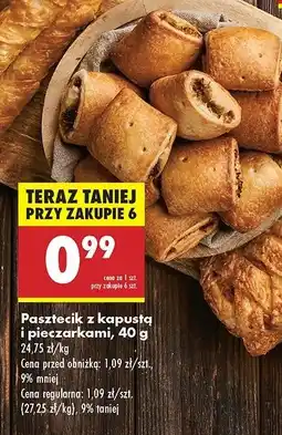 Biedronka Pasztecik z kapustą i pieczarkami oferta