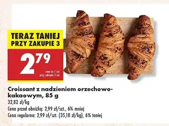 Biedronka Croissant orzechowo kakaowy oferta