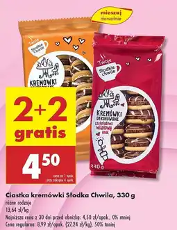 Biedronka Ciastka kremówki morelowe Twoje Słodkie Chwile oferta