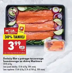 Biedronka Pstrąg tęczowo-łososiowy filet Marinero oferta