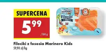 Biedronka Fileciki z łososia Marinero Kids oferta