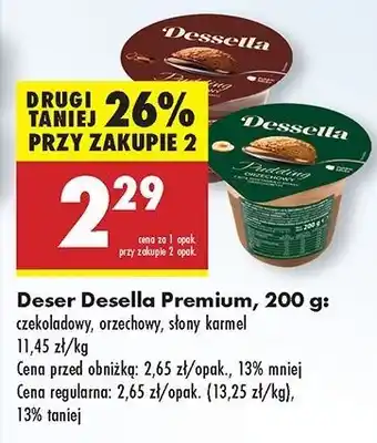 Biedronka Pudding o samku słonego karmelu Dessella oferta