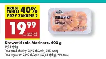 Biedronka Krewetki białe gotowane Marinero oferta