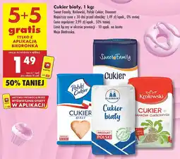 Biedronka Cukier biały 1kg oferta