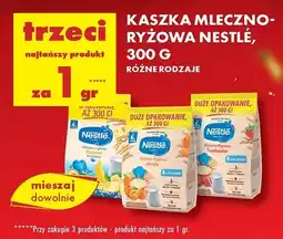 Biedronka Kaszka mleczno-ryżowa truskawka Nestle oferta