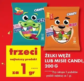 Biedronka Żelki węże Candi (Biedronka) oferta