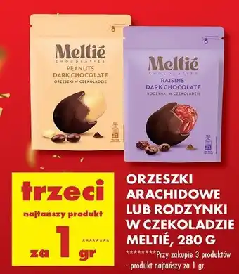 Biedronka Rodzynki w czekoladzie Meltie oferta