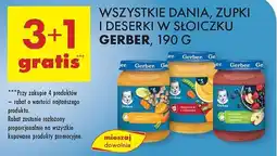 Biedronka Dania, zupki, deserki Gerber oferta