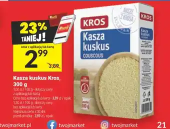 Twój Market Kasza kuskus Kros oferta