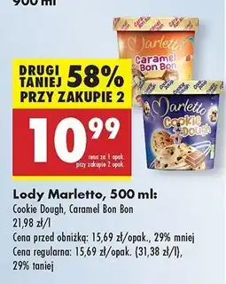 Biedronka Lody caramel bon Marletto oferta