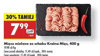 Biedronka Mięso mielone ze schabu Kraina Mięs oferta