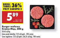 Biedronka Burger wołowy Kraina Mięs oferta