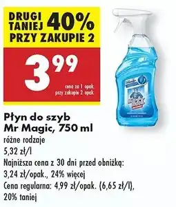 Biedronka Płyn do szyb Mr Magic oferta