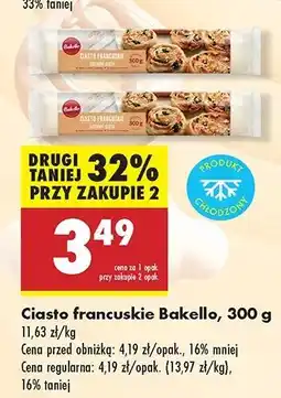 Biedronka Ciasto francuskie Bakello oferta