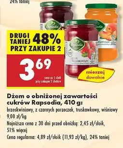 Biedronka Dżem wiśniowy Rapsodia oferta