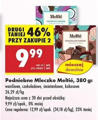 Biedronka Podniebne mleczko kokosowe Meltie oferta