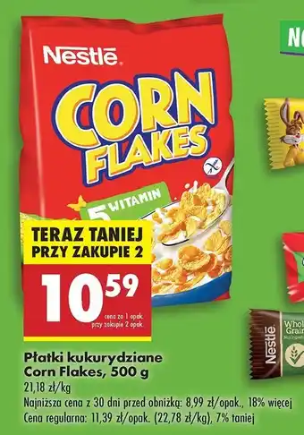 Biedronka Płatki śniadaniowe Corn Flakes (Nestle) oferta