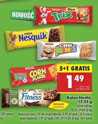 Biedronka Baton chocolate Fitness (Nestle) oferta