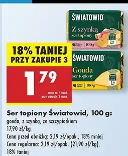 Biedronka Ser ze szczypiorkiem Światowid oferta