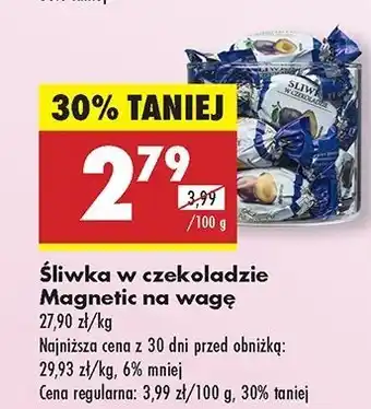 Biedronka Cukierki śliwka w czekoladzie Magnetic oferta