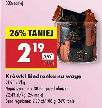 Biedronka Krówka mleczna Biedronka oferta